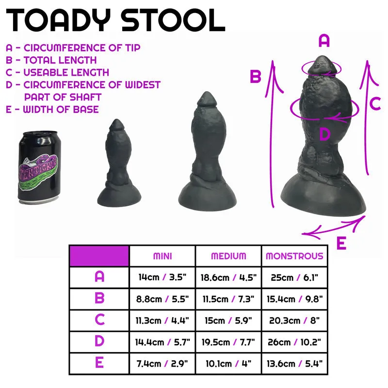 Toady Stool Purple Velvet mini soft (OO30) FLOP