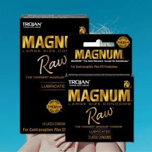 Trojan Magnum Raw Large Size Condoms