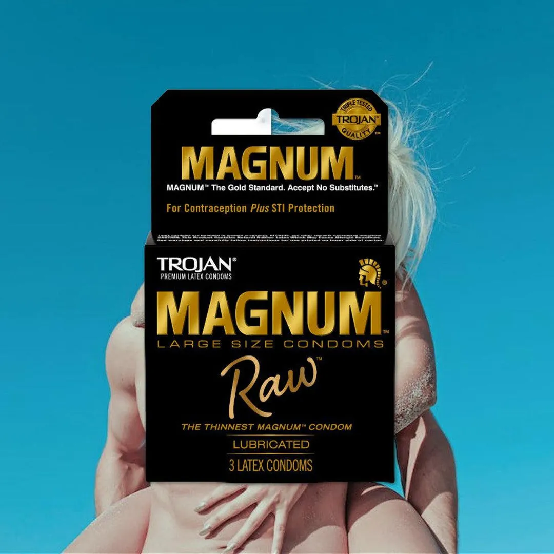 Trojan Magnum Raw Large Size Condoms