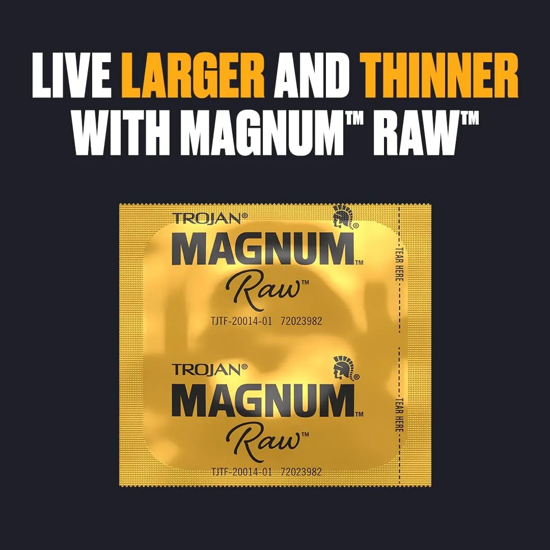 Trojan Magnum Raw Large Size Condoms