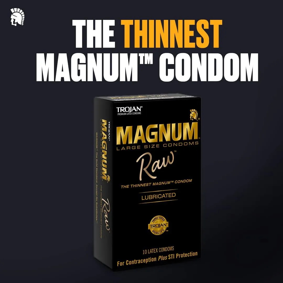 Trojan Magnum Raw Large Size Condoms