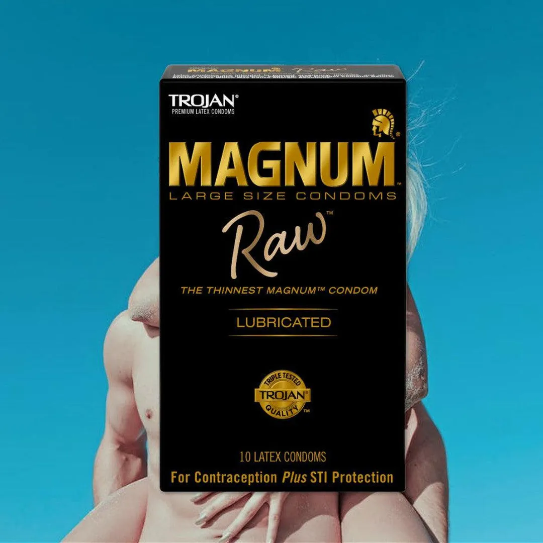 Trojan Magnum Raw Large Size Condoms