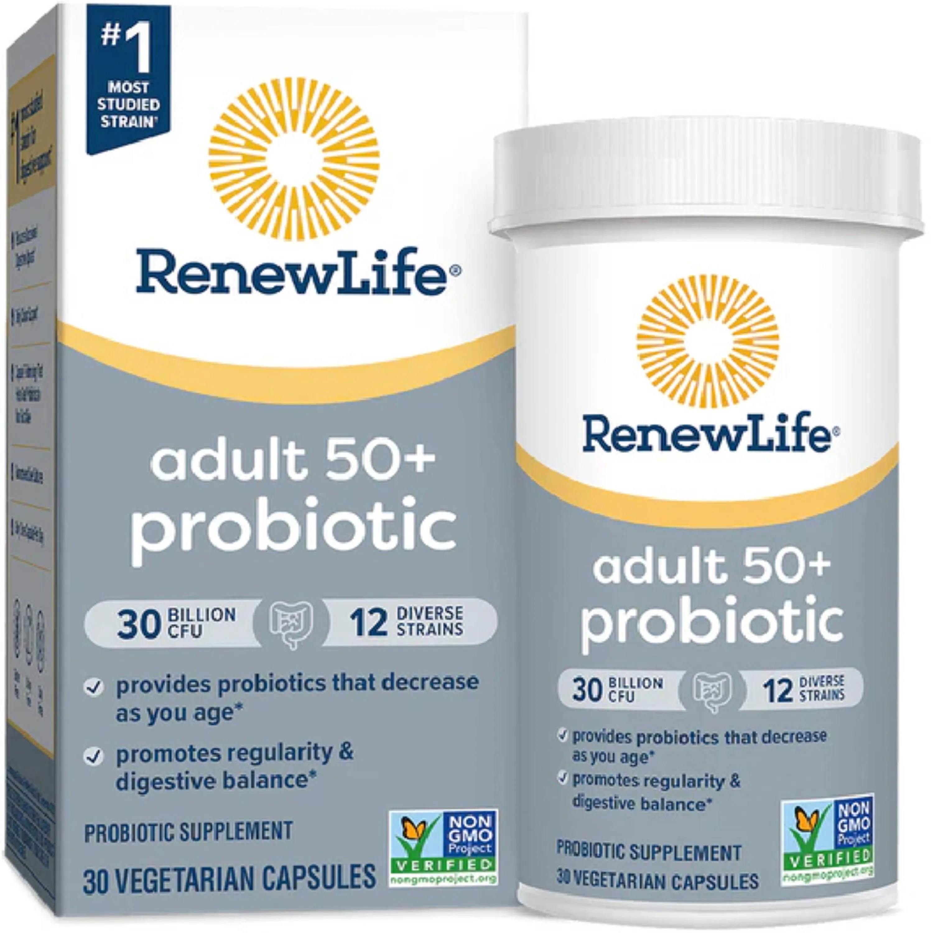 Ultimate Flora 50  Probiotic 30 Billion, 30 Delayed Release Vegan Caps