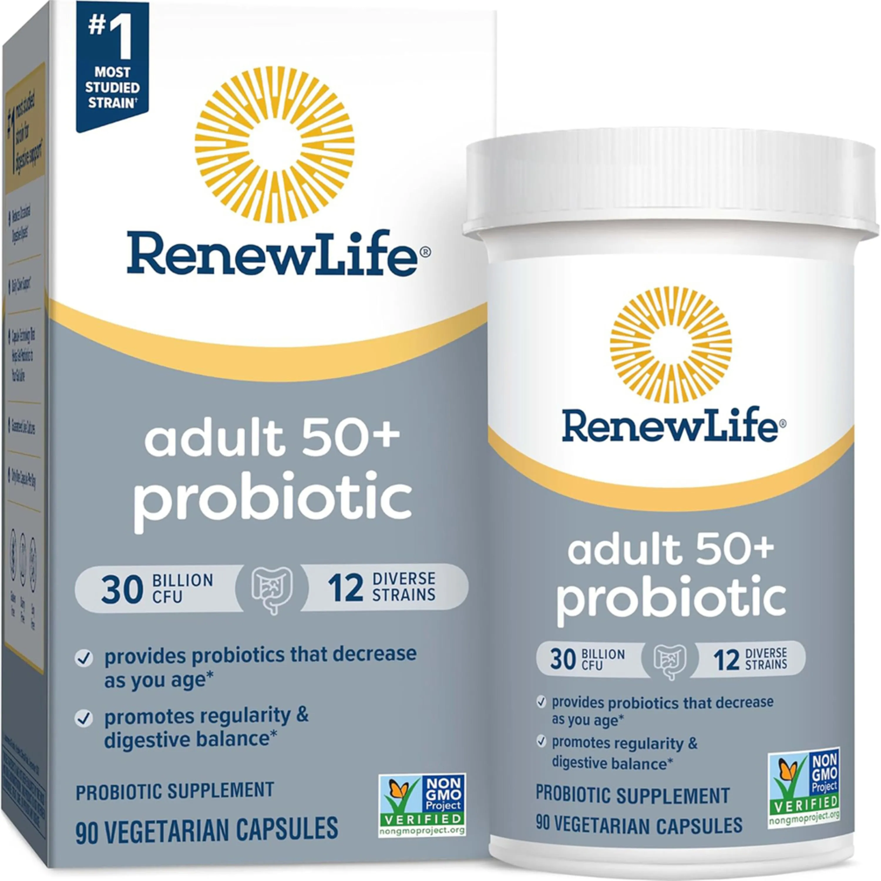 Ultimate Flora 50  Probiotic 30 Billion, 90 Delayed Release Vegan Caps