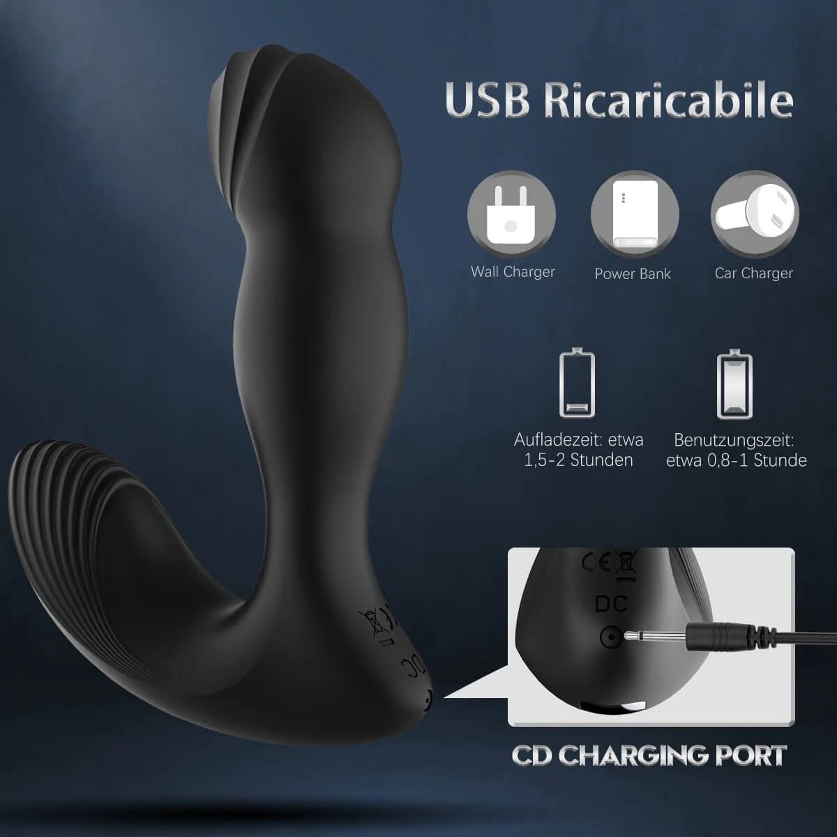 Vibrating and Rotating Anal Vibrator( Only 33 left in stock)