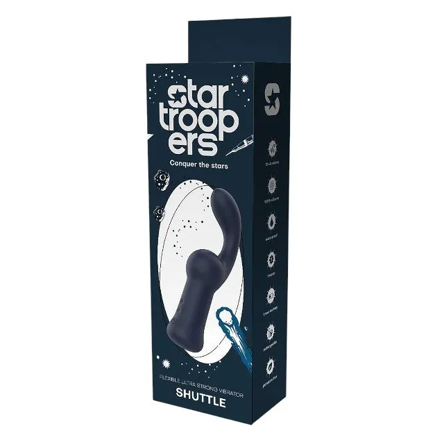 Vibrator anal DREAMTOYS Startroppers Shuttle. pentru stimularea punctului P. 10 funcții de vibrație. albastru