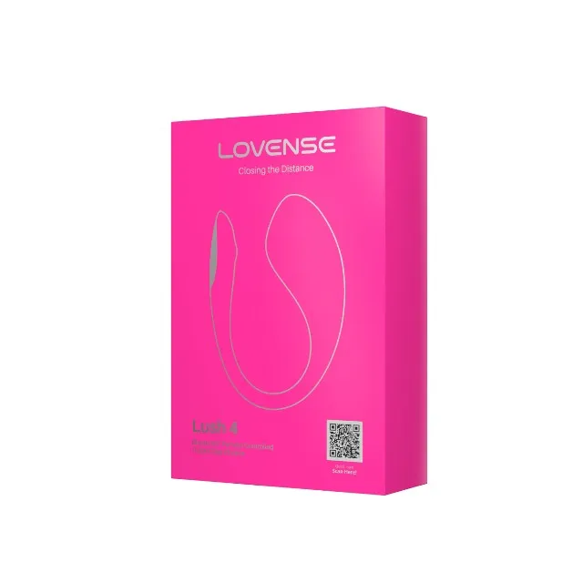 Vibrator LOVENSE Lush 4. pentru stimularea clitorisului și punctului G. control prin aplicație. până la 7000 vibrații pe minut. roz