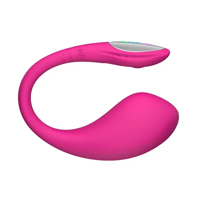 Vibrator LOVENSE Lush 4. pentru stimularea clitorisului și punctului G. control prin aplicație. până la 7000 vibrații pe minut. roz