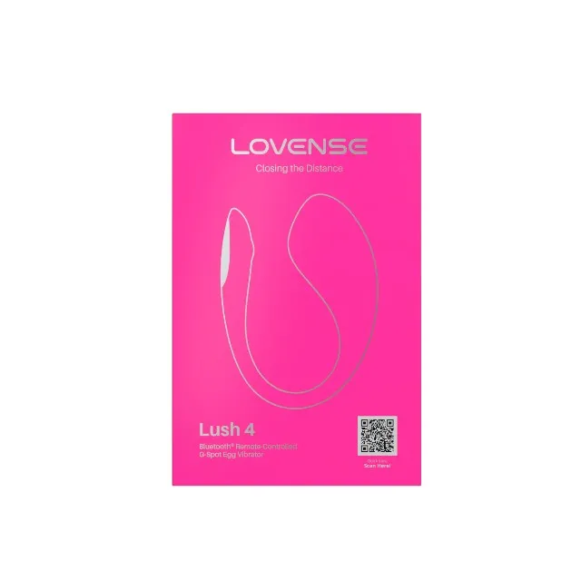 Vibrator LOVENSE Lush 4. pentru stimularea clitorisului și punctului G. control prin aplicație. până la 7000 vibrații pe minut. roz