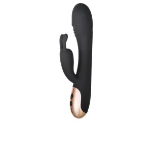 Vibrator rabbit INTY TOYS PEAK. pentru clitoris și punctul G. 7 funcții de vibrații ultra-puternice. silențios. rezistent la apă. 20.2 cm. negru