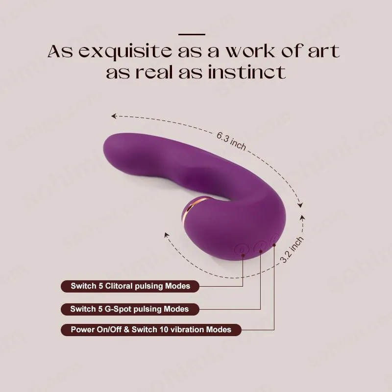 Vortex p |App Control Clitoral Tapping & Vibrating G-Spot Stimulator