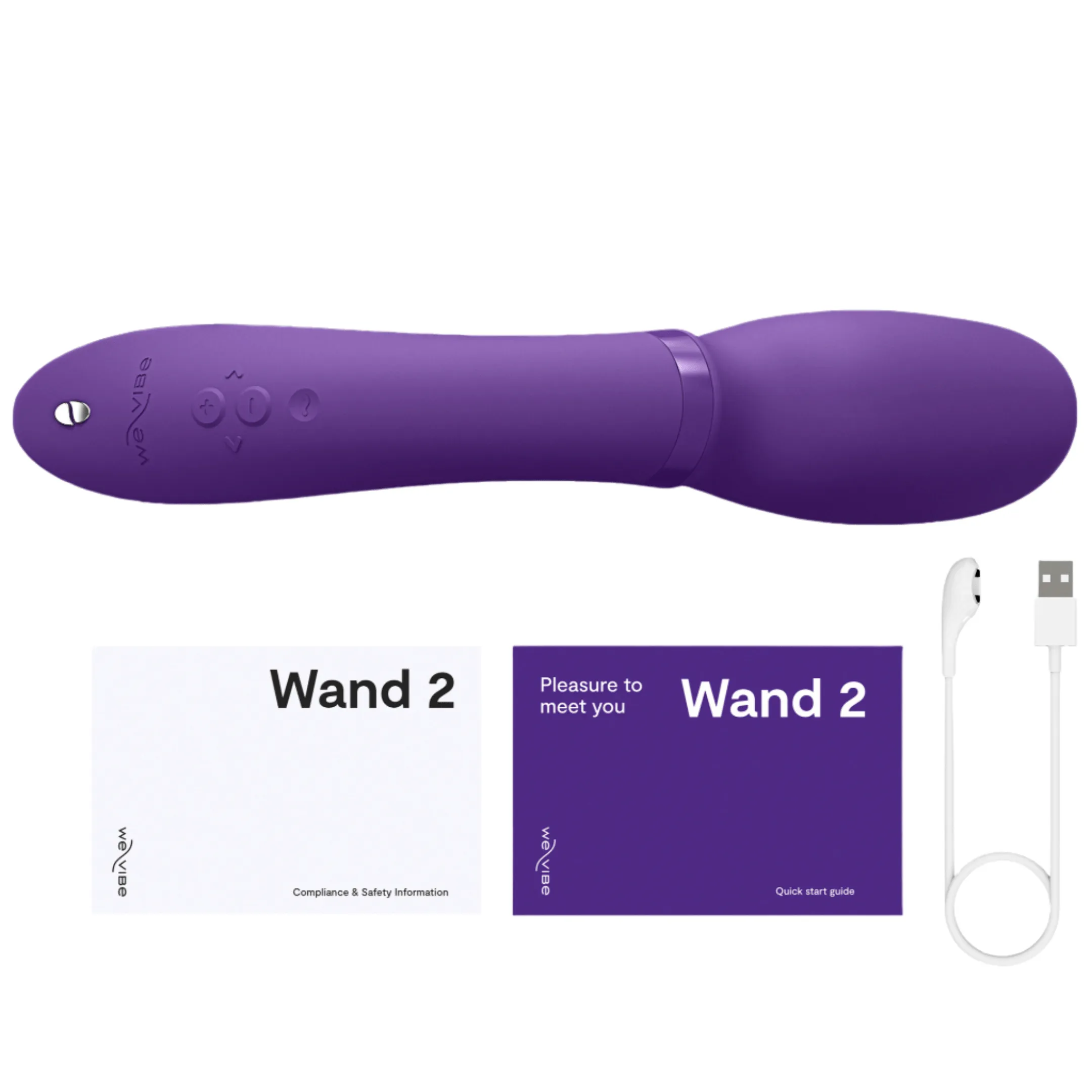 WE VIBE - Wand 2 App-Controlled Wand Massager (Purple)