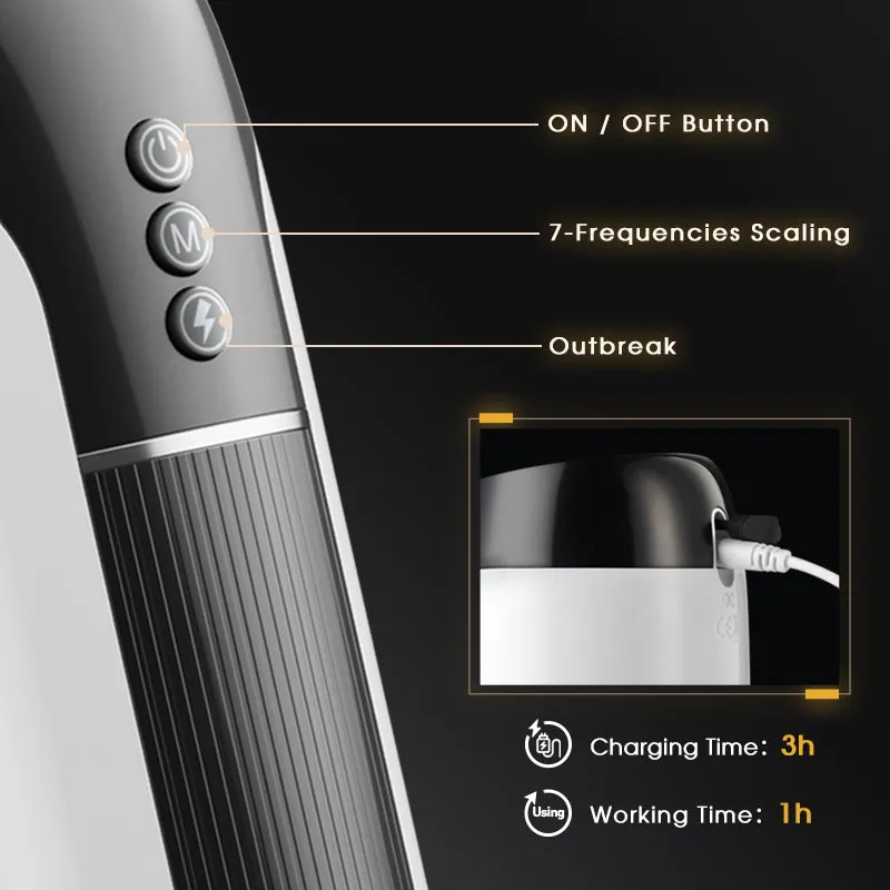 Wearable 7 Thrusting & Vibrating Heating Vocable Masturbator