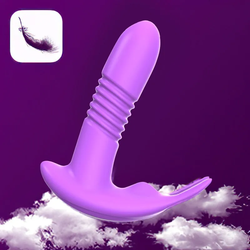 Wearable Dildo Telescopic Rotating Vagina Vibrator