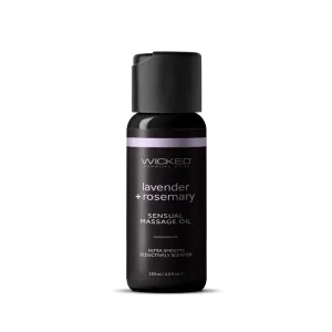 Wicked Sensual Massage Oil - Lavender   Rosemary