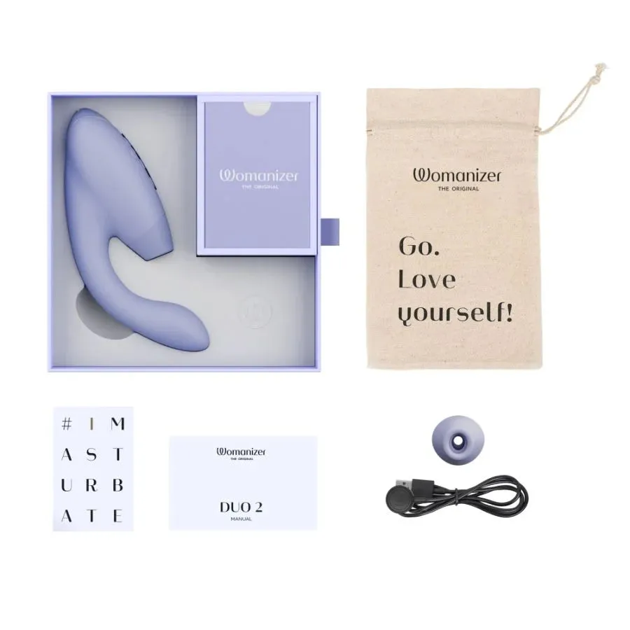 Womanizer Duo 2  Clit Sucking & G-Spot Vibrator