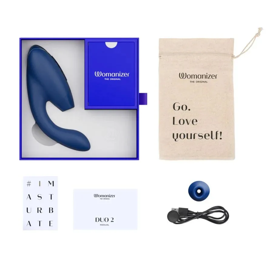 Womanizer Duo 2  Clit Sucking & G-Spot Vibrator