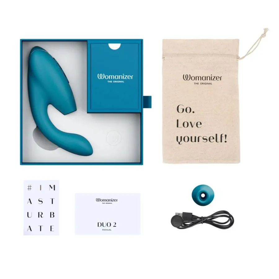 Womanizer Duo 2  Clit Sucking & G-Spot Vibrator
