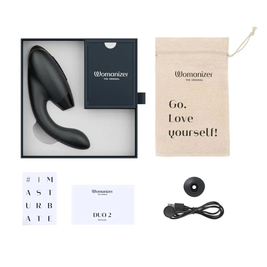 Womanizer Duo 2  Clit Sucking & G-Spot Vibrator