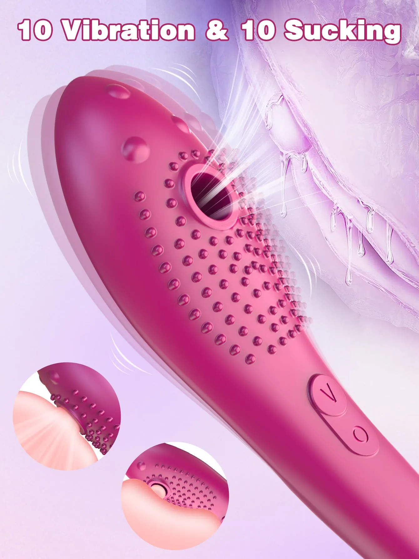 Women Sucking Vibrator - Clitoral Labia Stimulator Sex Toys for Women