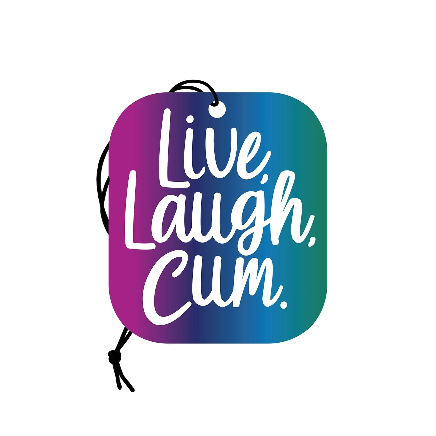 Wood Rocket Live Laugh Cum Air Freshener
