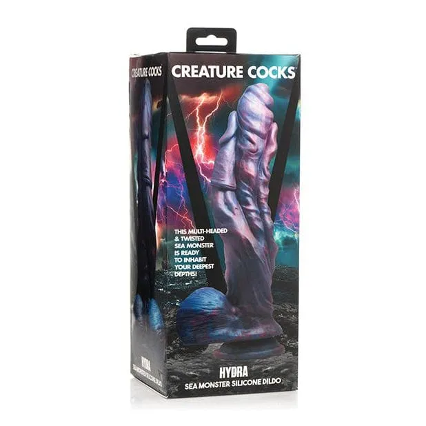XR - Creature Cocks Hydra Sea Monster Silicone Dildo 10.5 (Purple)