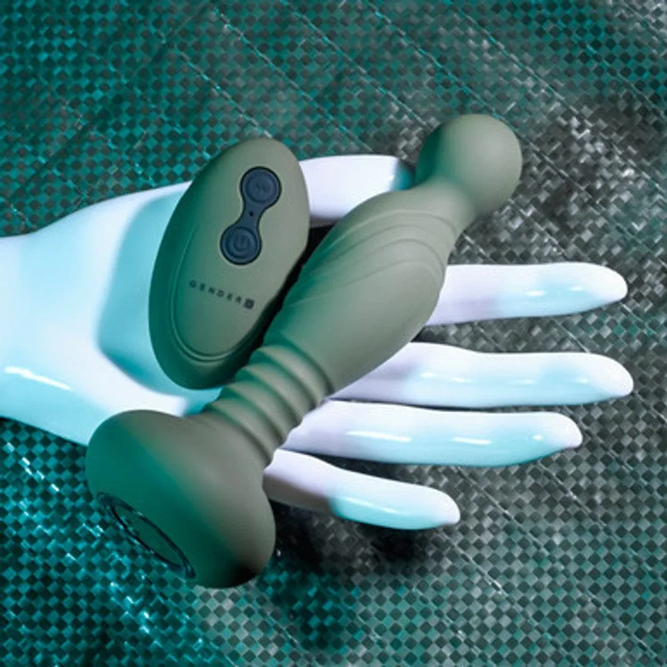 Zero Tolerance - Gender X The General Remote Control Anal Plug (Green)